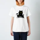 kocoon（コクーン）の嵐を招く黒猫 スタンダードTシャツ