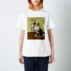 絵描きのunicoのLike the Cat Got the Cream Regular Fit T-Shirt