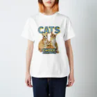 Yaongi_Factoryの3cats スタンダードTシャツ