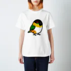 Cody the LovebirdのChubby Bird　ズグロシロハラインコ Regular Fit T-Shirt