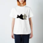 lily_dalmatianのクマシンちゃん　でかでか スタンダードTシャツ