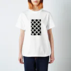 marque pageのgreige × black dot スタンダードTシャツ