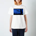 麻雀カッコイイシリーズのRIICHI　青　女性 Regular Fit T-Shirt