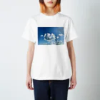 空飛ぶ猫 sakuuのclouds Regular Fit T-Shirt