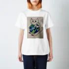 GreenLifezの猫は地球を救う Regular Fit T-Shirt