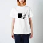 Cordelia　SUZURI分室のGERDA "Black square" スタンダードTシャツ