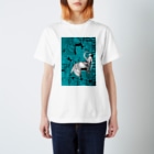 Cordelia　SUZURI分室のGERDA "Collage green" Regular Fit T-Shirt