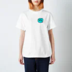 バケネココウボウのもやくもさん(ブルー) Regular Fit T-Shirt