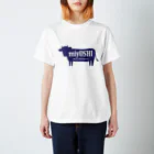 miyUSHIのmiyUSHI 牛シルエット スタンダードTシャツ