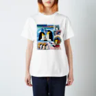 みなとまち層の南半球のペンギンたち Regular Fit T-Shirt