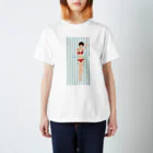 Shigenori Negishi Illust ShopeのGirls IN Red Regular Fit T-Shirt