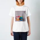 ゆるりまる。のsweets time(マカロン) Regular Fit T-Shirt