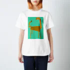 ハナキズノアカザルの抽象キリン Regular Fit T-Shirt