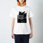 STUDIO SUNLIGHT WEB SHOPのぶーどぅーどーる「今日もどこかにはりつけられる」 Regular Fit T-Shirt