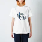 森図鑑の[森図鑑] アオミノウミウシ2匹バージョン Regular Fit T-Shirt