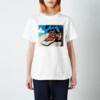 Happy Fun goodsの舞妓ねこバケーション Regular Fit T-Shirt