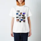 𝙈𝙊𝙈𝙊'𝙨 𝙎𝙝𝙤𝙥のMOMOとコラージュ Regular Fit T-Shirt