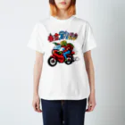 betsushitenのバイク乗りのカッパ スタンダードTシャツ