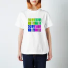 Re:3(リースリー)repeat_reset_replayのカラフルブーゲンビリア スタンダードTシャツ