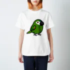 Cody the LovebirdのChubby Bird　コミドリコンゴウインコ Regular Fit T-Shirt