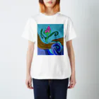 junsen　純仙　じゅんせんのJUNSEN（純仙）大地の水脈 スタンダードTシャツ