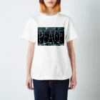 MAD AMANO PARODY SHOPのPEACE有刺鉄線-MAD AMANO Regular Fit T-Shirt