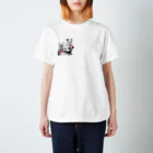 白黒迷彩のVESPANDA Regular Fit T-Shirt