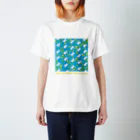 ちまこむの水色と黄色 Regular Fit T-Shirt