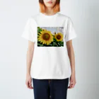 Mi felichas!の元気いっぱいひまわり Regular Fit T-Shirt