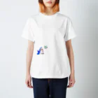 one minute shopのサメとカエル Regular Fit T-Shirt