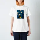 zimei-diary の白モクレンとキビタキ Regular Fit T-Shirt