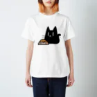 SHUNROの黒ネコ05 Regular Fit T-Shirt