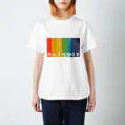 ツーシームのレインボー（和風・文字入り） Regular Fit T-Shirt