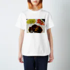 🌹DonDonHAPPYni🌹の🍴ハンバーグ スタンダードTシャツ