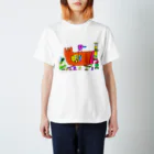 嬉々!! CREATIVEのrisa ikeda / 鳥の親子 Regular Fit T-Shirt