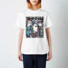 SHINN.U ONLINEのSANNIN（ロゴ黒） Regular Fit T-Shirt