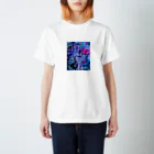 Higanbanaxの青の景色マスク スタンダードTシャツ