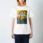 Higanbanaxの赤黄色の模様 Regular Fit T-Shirt