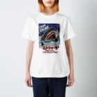 COMMA＋の『スノーシャーク 悪魔のフカヒレ』日本語版ジャケ Regular Fit T-Shirt