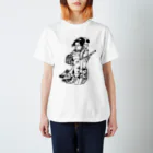 junsen　純仙　じゅんせんのJUNSEN（純仙）望遠鏡を持っている女性 Regular Fit T-Shirt