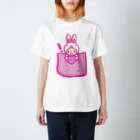 AURA_HYSTERICAのRabbit_in_the_Pocket スタンダードTシャツ