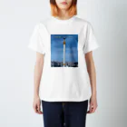 ウクライナ支援_Sachanのウクライナ、独立広場 Regular Fit T-Shirt