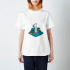 やま・かわ・どうろの【ドット絵】国道1号 スタンダードTシャツ