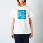 イカぽんちの波間のぽんち Regular Fit T-Shirt