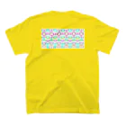 ✨🌈✨ユラクラカン🇯🇵 ✨🌈✨の🌈パステルソーダーグラス🌟 スタンダードTシャツの裏面