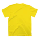 motchamのヤモリ シルエット ロゴ ( ダークブルー ) スタンダードTシャツの裏面