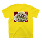 つ津Tsuのラーメン スタンダードTシャツの裏面