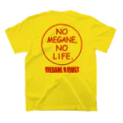 死亡フラグの店「長寿」のNO MEGANE, NO LIFE. Regular Fit T-Shirtの裏面