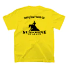 au♡lio アウリオのサンシャインステーブルス Feeling Down? Saddle Up! (ブラック） スタンダードTシャツの裏面