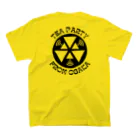 TEA PARTY Dance ShopのTEA PARTY バックプリントTシャツ Yellow Regular Fit T-Shirtの裏面